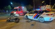 Un motociclista falleció al chocar con un patrullero en Rivadavia