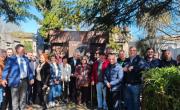 EN FOTOS.- Homenaje a Ricardo Balbín en el cementerio de La Plata, a 44 años de su partida