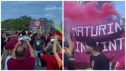 La fe sigue intacta: Los videos de la llegada de la Vinotinto a Maturín entre tambores, bengalas y cánticos