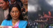 Caos total en Nepal: quemaron viva a la esposa de un ex primer ministro