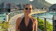 Pampita “bailó” con ballenas y cumplió su sueño en la Polinesia Francesa