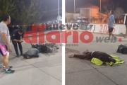 Brutal accidente deja un motociclista grave en Bº Lomas del Golf