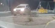 Fuerte multa para un joven de Cipolletti que hizo de un mirador de Neuquén un circuito para su camioneta
