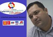 (VIDEOS) Organizaciones del Encuentro en Defensa de los Derechos del Pueblo exigen libertad e integridad de Daniel Romero