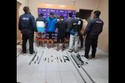 Megaoperativo en la capital: seis detenidos y armas secuestradas por conflictos entre bandas