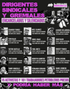 SNTP exige libertad de sindicalistas: Hay más de 100 trabajadores petroleros presos