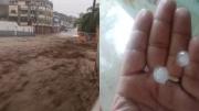 EN VIDEOS: Granizo, fuertes lluvias y hasta un bajón afectaron varias regiones este 12Sep
