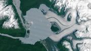 Se derritió el hielo de Alaska y apareció una nueva isla