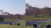 Tragedia en Córdoba: se estrelló una avioneta en un festival de acrobacias y dos personas murieron