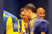 El emotivo abrazo de Ángel Di María y Leandro Paredes: la reacción de las hijas de “Fideo