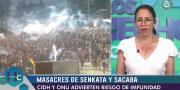 Ministra Saravia asegura que la Justicia no debe dejar un precedente nefasto para las víctimas de Senkata y Sacaba