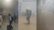 Incendio en un restaurante suspende las salidas del aeropuerto de Viru Viru; el incidente ya fue controlado