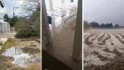 Los estragos urbanos en Tarija: Granizada obstruyó drenajes e inundó el HRSJD