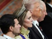 Kate Middleton, con la tiara de Lady Di: el significado de la pieza que usó la princesa en el banquete con Trump