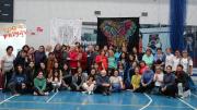 El yoga celebró la primavera con un encuentro en el Municipal 4