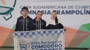 Tres comodorenses compiten en el Sudamericano de Gimnasia Trampolín