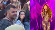 Antonio de la Rúa fue a ver a Shakira al Central Park