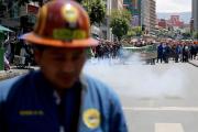 Mineros cooperativistas marchan en demanda de diésel y material explosivo