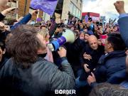 Tensión en Tierra del Fuego: Milei suspendió su caminata por manifestaciones