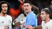 De arquero a héroe en la Europa League: atajó tres veces el mismo penal ante Roma y Lille ganó de visitante