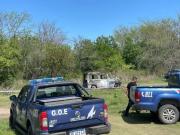 Horror en Santa Fe: hallaron restos humanos en una camioneta calcinada en un camino rural