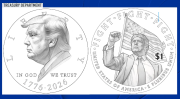 Moneda de $1 de Trump genera polémica: ¿Qué detalle del boceto causa tanta controversia en EEUU?