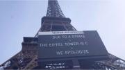 La Torre Eiffel cerrada tras protestas contra medidas de austeridad