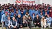 El presidente Javier Milei visitó las plantas productivas de Newsan en Ushuaia