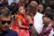Transformación divina: así es la fascinante y sagrada vida de la nueva diosa viviente de Nepal