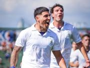 Gimnasia ganó una 'final' en los penales: convirtió el suyo y celebró la atajada de Insfrán en el que tuvo Sarmiento, cada vez más complicado