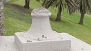 Restauraron un monumento histórico en Mar del Plata, pero lo vandalizaron a las pocas horas