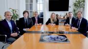 La mesa de campaña de La Libertad Avanza se reúne en Casa Rosada con Santilli y Ritondo
