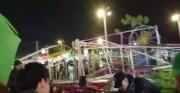 Accidente en juego mecánico deja varios heridos