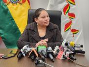 Vicepresidenta Choque: Se analizan dos opciones para viabilizar el proyecto de elección de vocales electorales