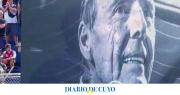 El primer homenaje para Russo en la fecha 12 fue en el partido entre San Martín y San Lorenzo