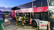 Hinchas del Deportivo Madryn: entre banderazo en Buenos Aires e incendio de micro en Chubut