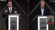 Debate presidencial: Paz dice que apoyaría un eventual gobierno de Tuto; este no se compromete
