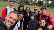Martín Demichelis fue a ver al hijo al predio de River
