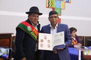 En Laja, autoridades rinden homenaje a los 477 años de la fundación de La Paz
