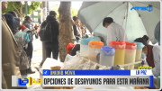 Desayunos calientes atraen a vecinos por el frío