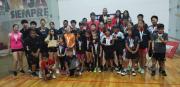 Los raquetbolistas Valentina Villarroel y Hernán Ruiz ganaron torneo municipal