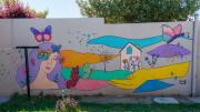 Un mural que simboliza contención y transformación en “La Casa”