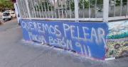 Aprevide realiza tareas de prevención por pintadas agresivas en la previa de Estudiantes vs. Gimnasia