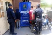 Aprehenden a dos jóvenes tras el robo de una motocicleta en zona rural
