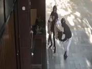 Dos motochorros arrastraron a una mujer por la vereda para robarle la cartera en Lomas de Zamora