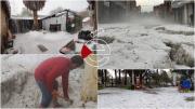 Tormenta de granizo causa estragos en Tarija y deja cultivos devastados