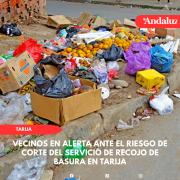Vecinos en alerta ante el riesgo de corte del servicio de recojo de basura en Tarija