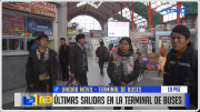 Terminal de Buses de La Paz opera con normalidad antes del balotaje