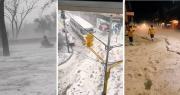 Estos son los impresionantes videos que deja el granizo en Tarija