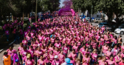 Modificación del tránsito en Capital por la caminata “Juntas contra el cáncer de mama”
